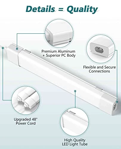 LED Shop Light With Plug, WNSNOU