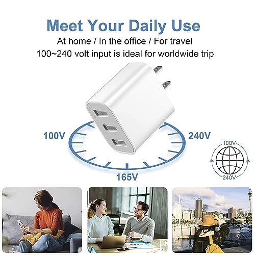 3-Port USB Wall Charger, XIANGHONGYIAN