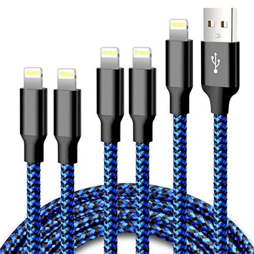 5 Pack Lightning Charging Cable, cugunu