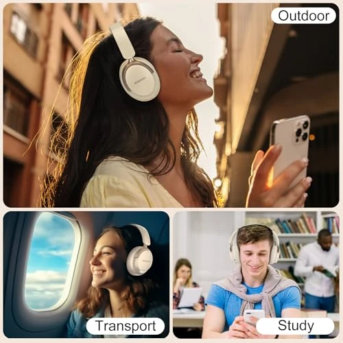 Bluetooth Headphones Over Ear, RORSOU