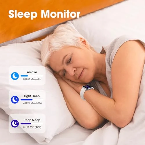 Senior Friendly Pedometer Watch — Fitness Tracker, Pautios