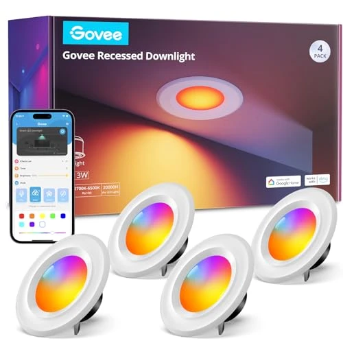 Smart Retrofit Recessed Lighting, Govee