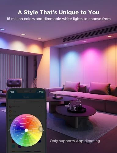 Smart Retrofit Recessed Lighting, Govee