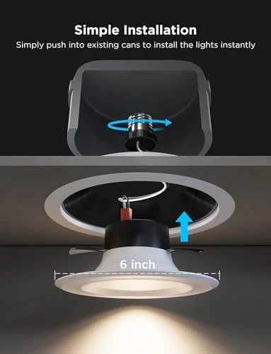 Smart Retrofit Recessed Lighting, Govee
