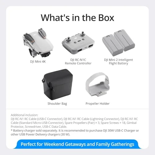 Mini 4K Camera Drone Combo — Drone, DJI