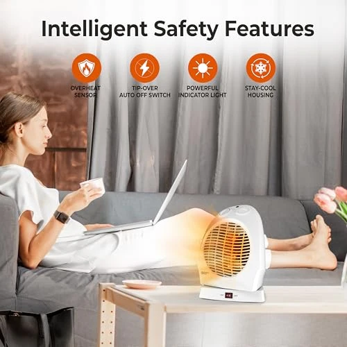 Oscillating Space Heater, Comfort Zone