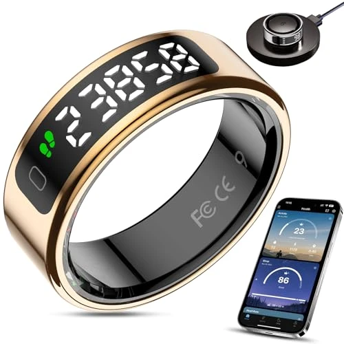 Smart Ring with Display Screen & Wireless Charging, Jojovenusmall