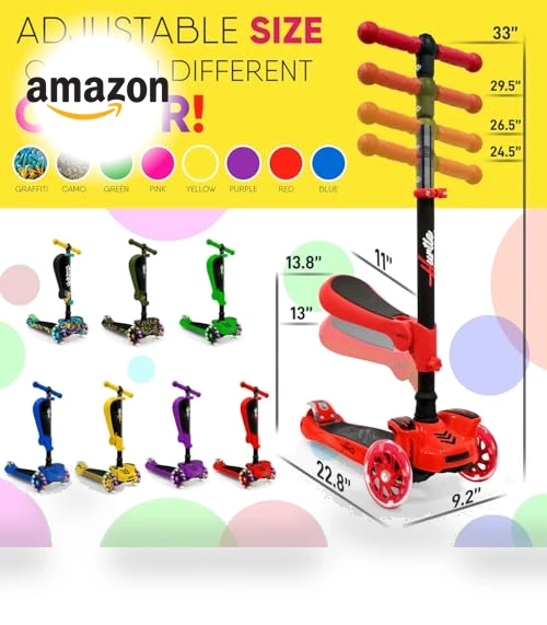 3-Wheeled Scooter for Kids — Electric Vehicles, Hurtle
