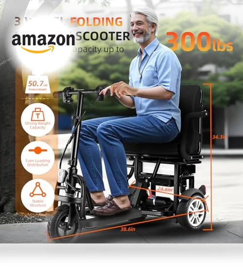 Airline Approved Lightweight Mobility Scooter — Push Scooters, MUJO
