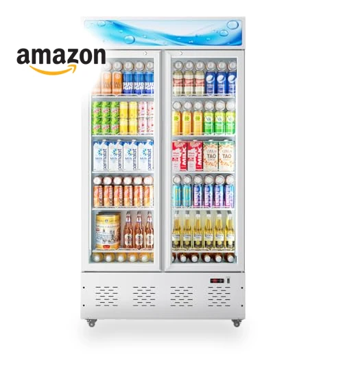 Commercial Beverage Refrigerator with Glass Door — Drink Coolers, ECEVT