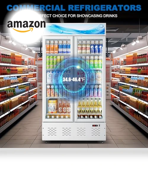 Commercial Beverage Refrigerator with Glass Door — Drink Coolers, ECEVT