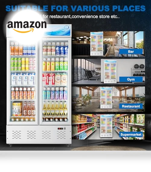 Commercial Beverage Refrigerator with Glass Door — Drink Coolers, ECEVT