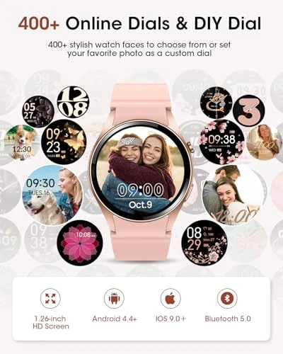 Fitness Smart Watch for Women, AKUMAKA