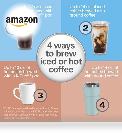 FlexBrew Advanced 4-in-1 Single Serve Hot & Iced Coffee Maker — Coffee Makers, Hamilton Beach