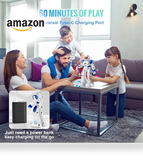 Gesture Sensing Programmable Remote Control Smart Robot — Interactive Figures & Robots, VEVOR