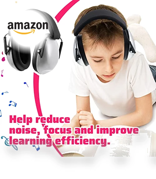 Kids Ear Protection Noise Cancelling Headphones — On-Ear Headphones, Amylove