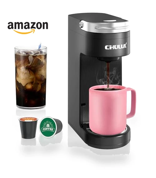 Slim Single Serve Coffee Maker — Brewing Excellence, CHULUX