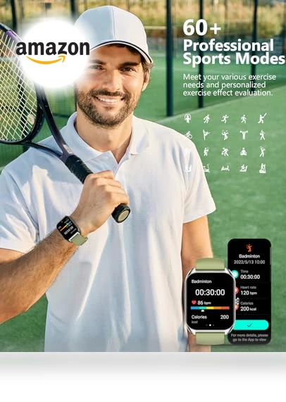Smart Watch with Health Monitoring — Smartwatches