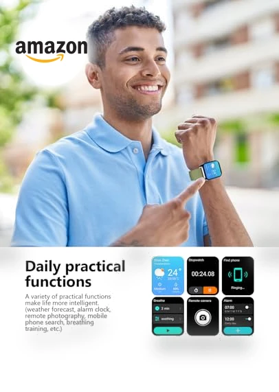 Smart Watch with Health Monitoring — Smartwatches