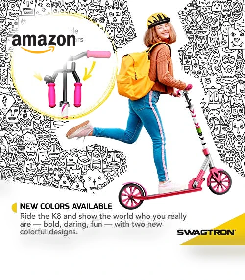 Titan Folding Commuter Kick Scooter — Push Scooters, Swagtron