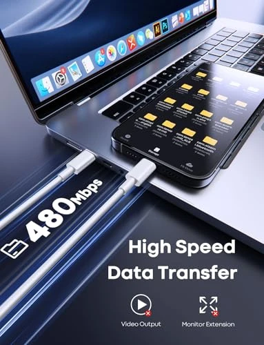 USB C to USB C Cable, Cleefun