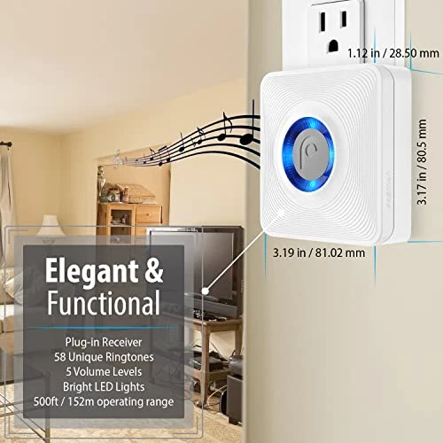 Wireless Door Chime, Fosmon