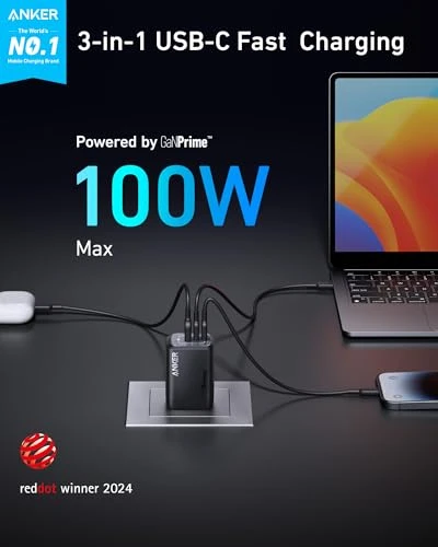 100W USB C GaN Charger, Anker