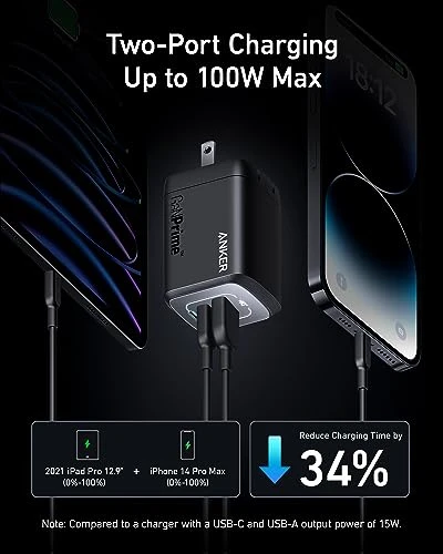 100W USB C GaN Charger, Anker