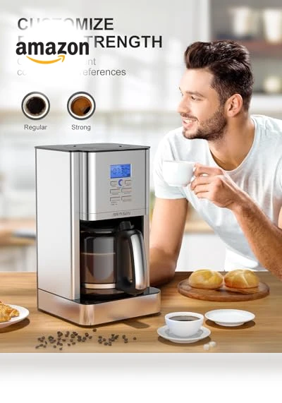 12-Cup Programmable Drip Coffee Maker — Coffee Makers, AIRMSEN