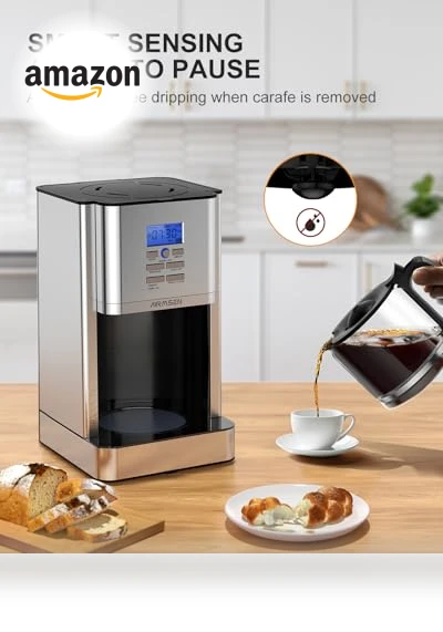 12-Cup Programmable Drip Coffee Maker — Coffee Makers, AIRMSEN