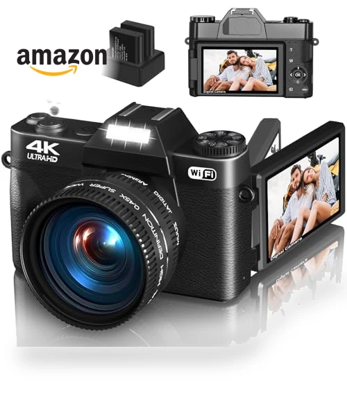 4K Digital Camera for Photography & Vlogging — Mirrorless Cameras, WIKICO