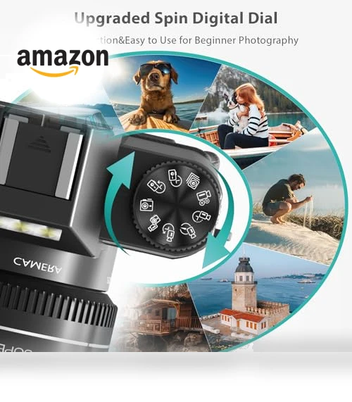 4K Digital Camera for Photography & Vlogging — Mirrorless Cameras, WIKICO