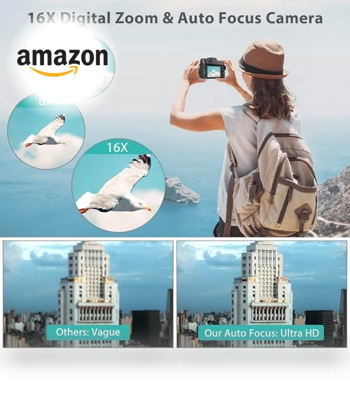 4K Digital Camera for Photography & Vlogging — Mirrorless Cameras, WIKICO