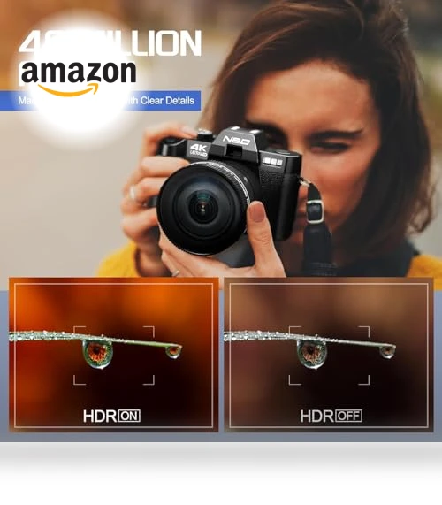 4K Digital Camera for Photography — Mirrorless Cameras, NBDDIGITAL