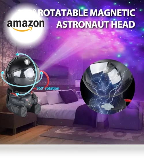 Astronaut Star Projector — Kids' Lamps, YXQUA