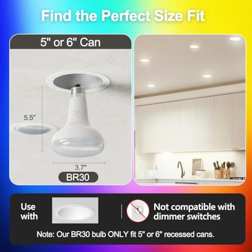 Color Changing LED Flood Light Bulbs, ILC