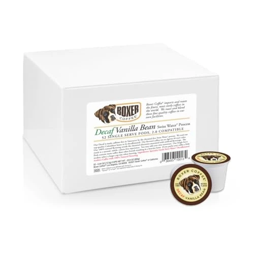 Decaf Vanilla Bean Coffee Pods, Boxer Coffee
