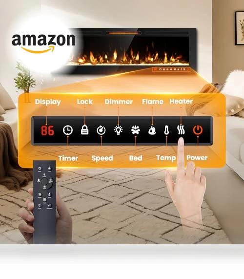 Electric Fireplace Heater — Electric Heating Solutions, Riseon