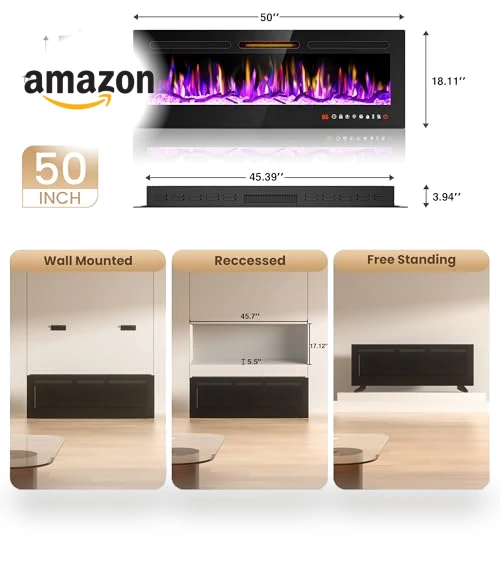 Electric Fireplace Heater — Electric Heating Solutions, Riseon