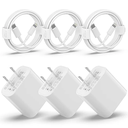 Fast Charging Wall Charger with Cable, ABCSQUAD