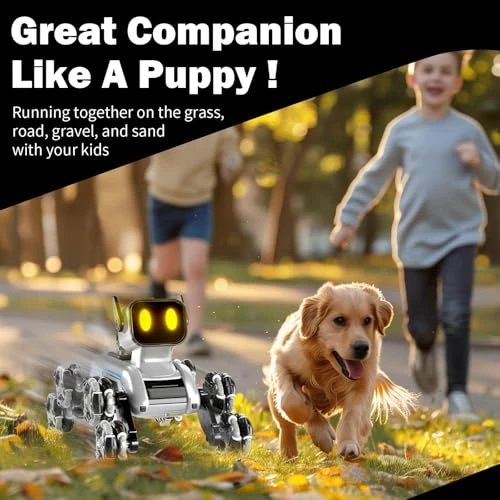 Gesture Sensing Stunt RC Robot Dog, BLF FUN