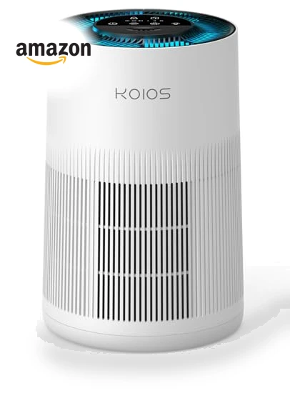 H13 True HEPA Air Purifier with Aromatherapy and Colorful Lights — Activated Carbon Air Purifiers, KOIOS
