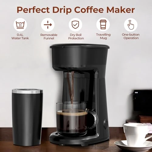 Mini Single Serve Coffee Maker Brewer — Coffee Maker, Havato