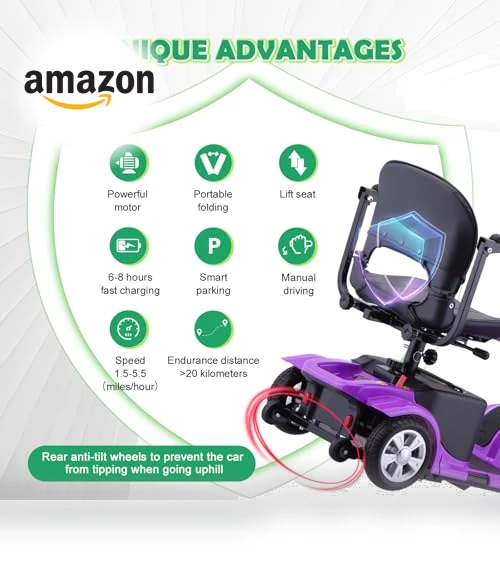Mobility Scooter for Adults — Electric Self-Balancing Scooters, SUNDERWELL