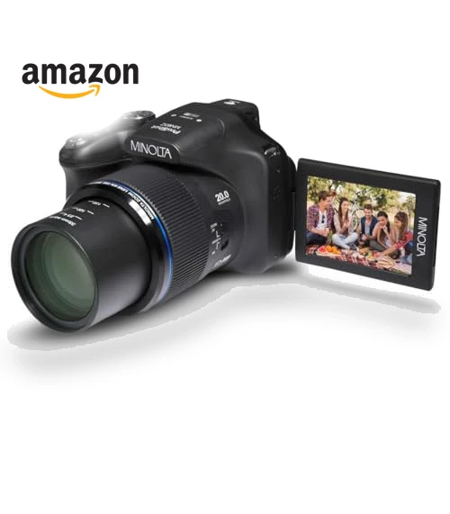Pro Shot 20MP Digital Camera — Compact Digital Cameras, Minolta