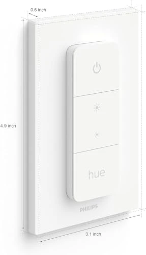 Smart Dimmer Switch with Remote, Philips Hue