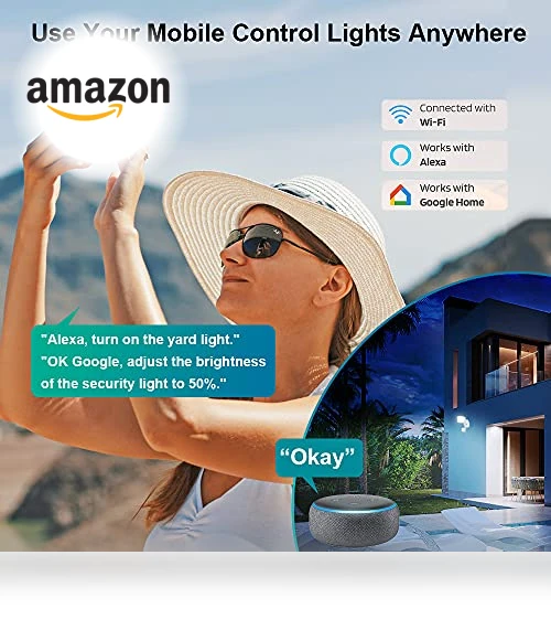 Smart Outdoor LED Security Light — Outdoor Security & Flood Lighting, USTELLAR