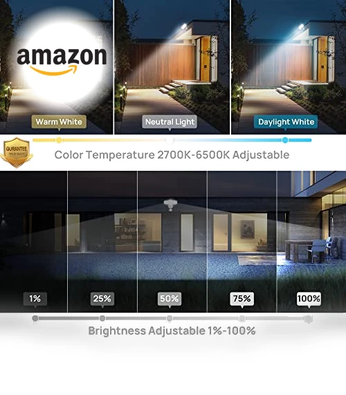 Smart Outdoor LED Security Light — Outdoor Security & Flood Lighting, USTELLAR