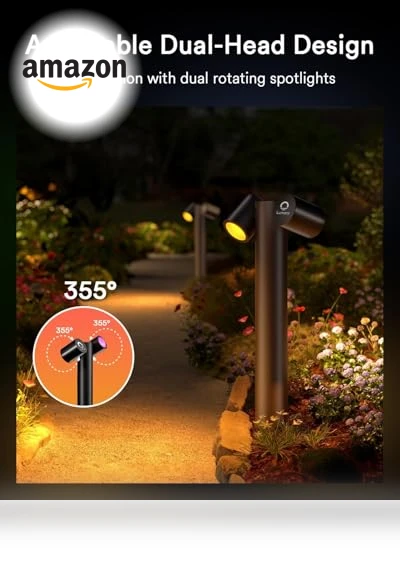 Smart Pathway Light Pro — Outdoor Security & Flood Lighting, Lumary