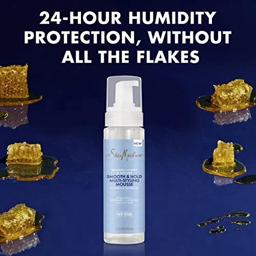 Smooth & Hold Multi-Styling Hair Mousse, SheaMoisture